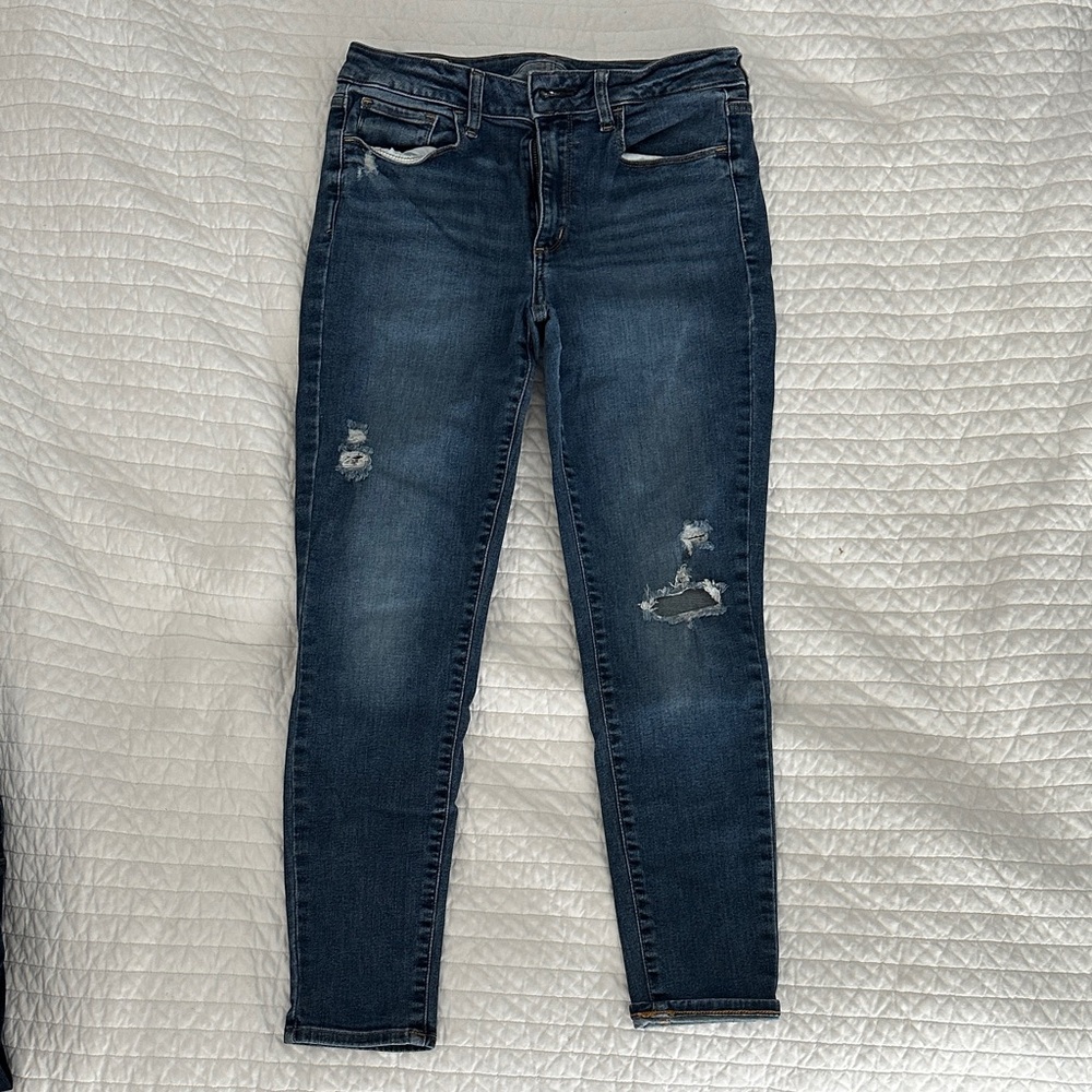 GAP Women's Dark Blue Skinny Jeans